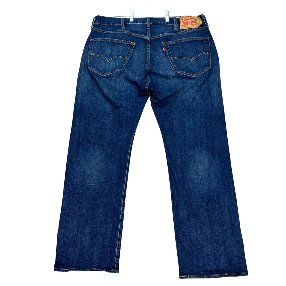 Levi's 501 Original‎ Fit Jeans Mens 38x30 Dark Wash Straight Leg 5 Pocket Denim - Picture 5 of 16
